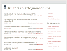 Tablet Screenshot of forums.mantojums.lv